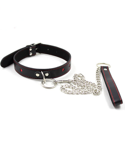 Oglica i povodac sa srcima