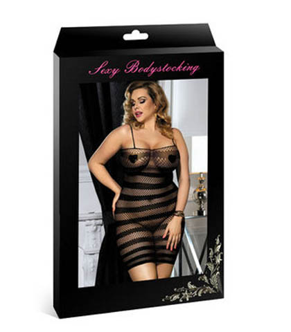 Crna mrezasta haljinica + size