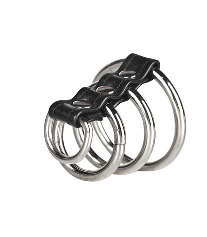 TROSTRUKI METALNI PRSTENOVI-KAVEZ ZA PENIS