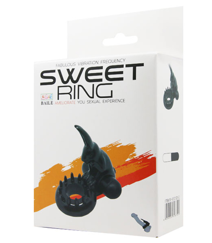 CRNI ZEKA VIBRO PRSTEN