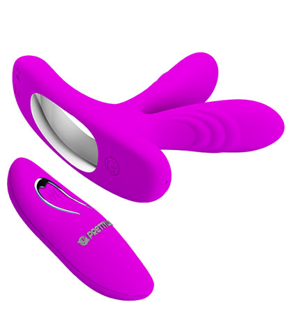 Silikonski vibrator za trostruku stimulaciju