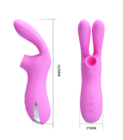Vibrator za klitoris sa funkcijom sisanja