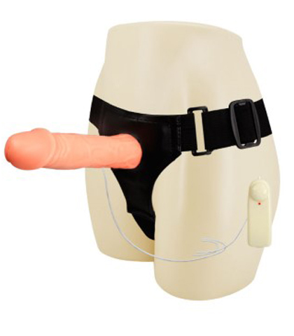 Vibro strap on gacice sa otvorom za penis