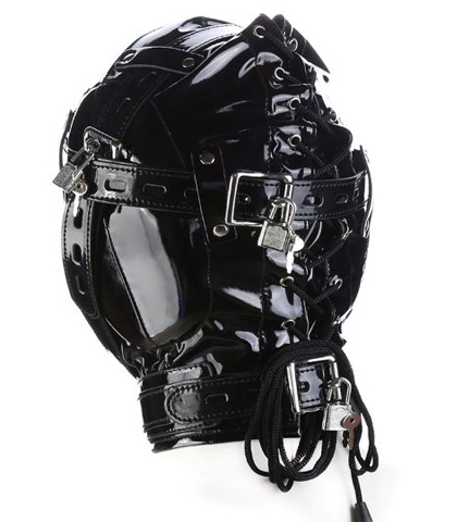 Fetish lak sjajna maska