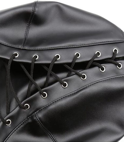 Bdsm maska za celo lice sa kuglom za usta