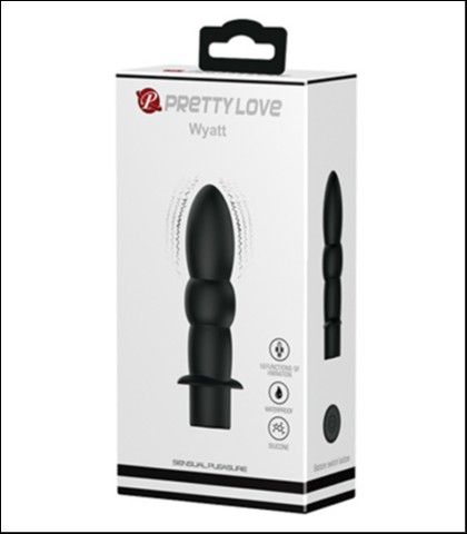 Analni vibrator wyatt black