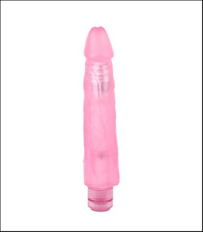 Veliki roze vibrator - 24cm