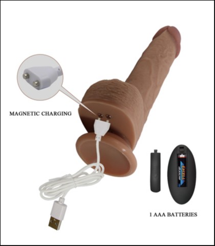 Realisticni vibrator tommy