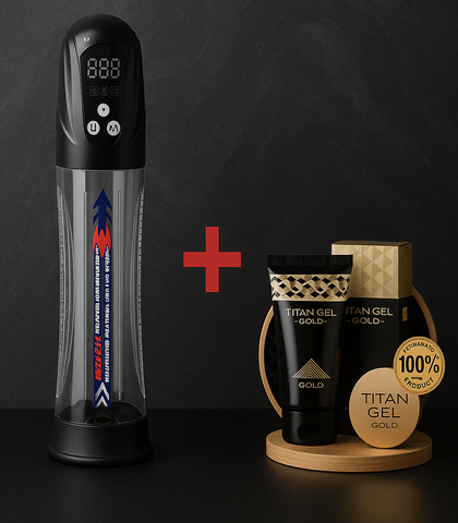 AUTOMATSKA PUMPA ZA PENIS WARRIOR KING PUMP + TITAN GEL