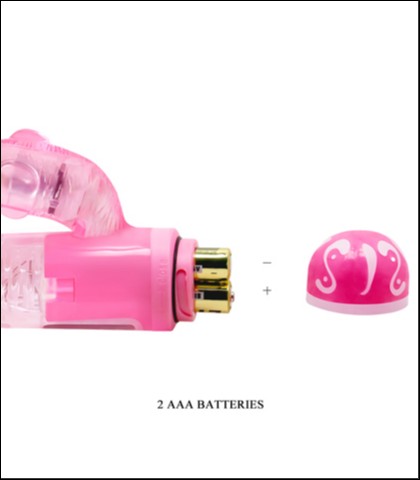 Mini pink rabbit masazer