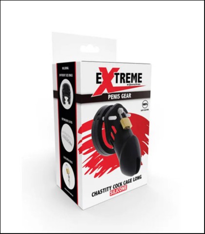 SILIKONSKI KAVEZ ZA PENIS CHASTITY COCK CAGE SLICONE L