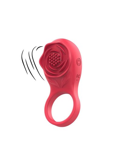 Vibro prsten vibrating rose cock ring