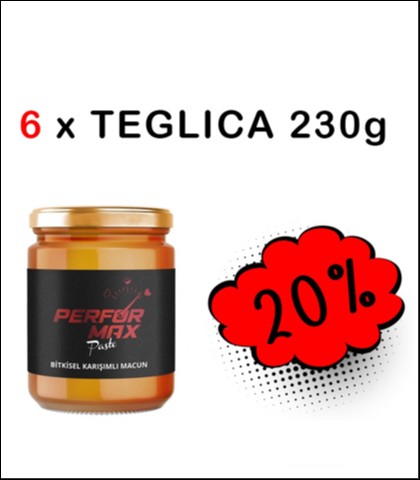 6X TURSKI MED PERFORMAX 230G