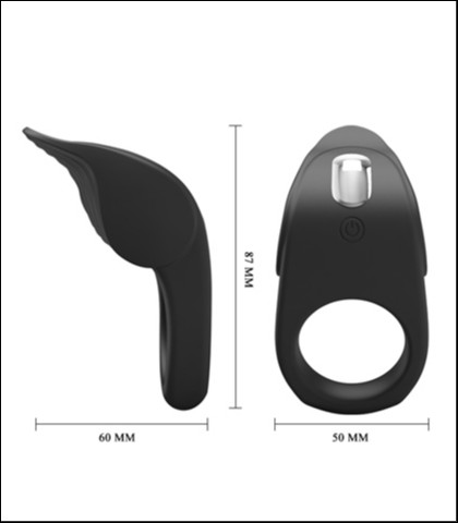 Silikonski vibro prsten "sussana"