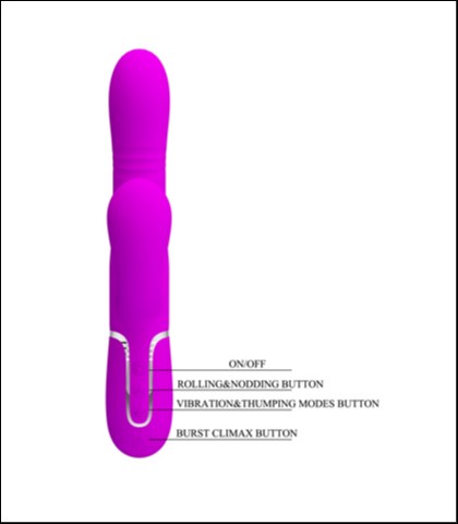Vibrator za stimulaciju g tacke u roze boji + xy lubrikant