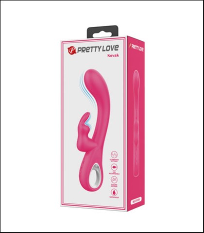 SILIKONSKI VIBRATOR U ROZE BOJI - NOVAK