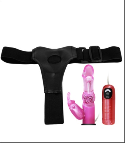 Strap on vibro zeka  ultra rabbit strap