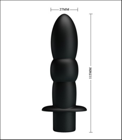 Analni vibrator wyatt black