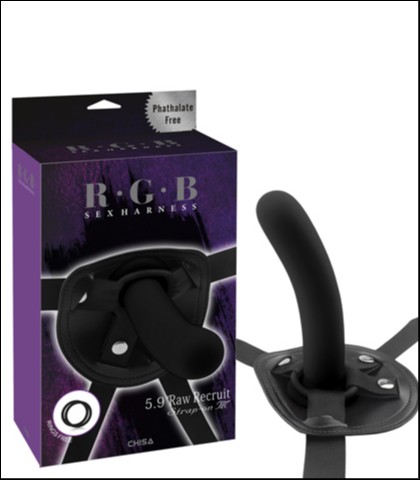 SILIKONSKI STRAP ON 15CM