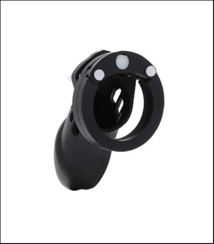 Silikonski kavez za penis chastity cock cage slicone l