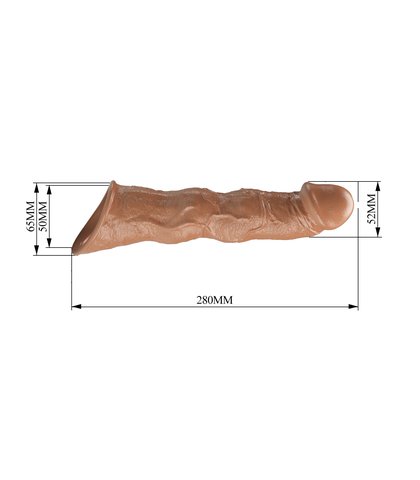 Realisticna navlaka za penis sa extender blokovima