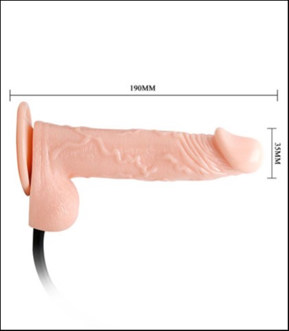 Vibro dildo na naduvavanje