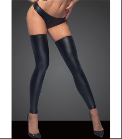 Seksi carape i gacice sa rajsferslusom - noir