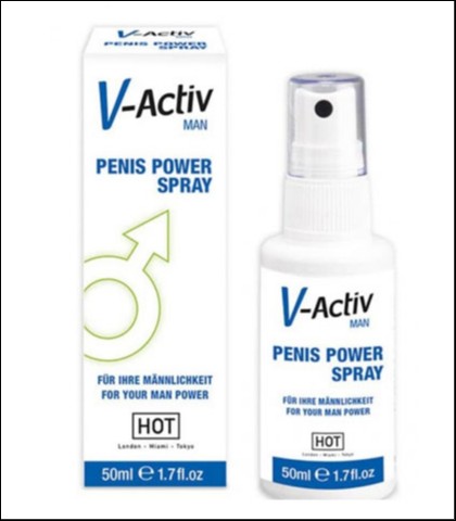 HOT V-ACTIV SPREJ ZA POTENCIJU - PENIS POWER SPRAY FOR MEN 50 ML
