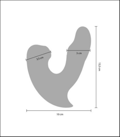 Vibrator za trostruku stimulaciju "xoroon"