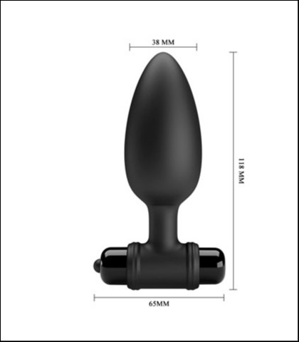 Pretty love vibro butt plug ii