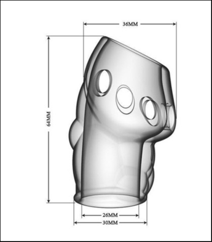 Otvorena providna navlaka za penis oscar