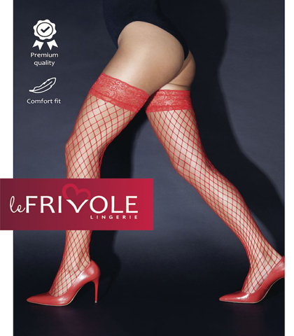 Crvene mrezaste carape