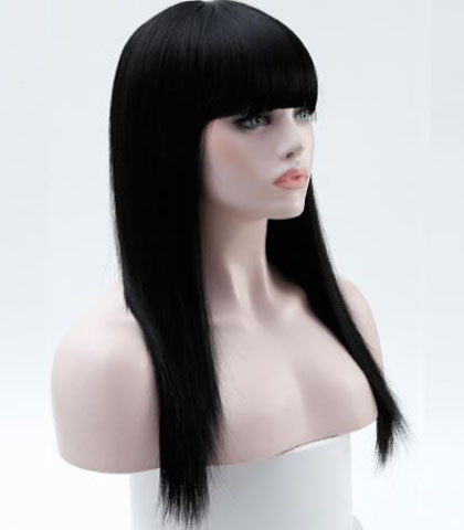 Crna duga ravna perika