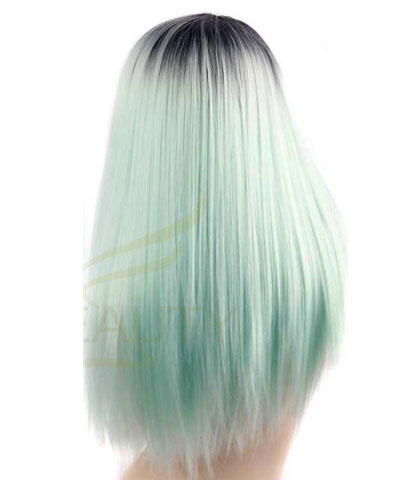 Duga ravna tirkiz perika