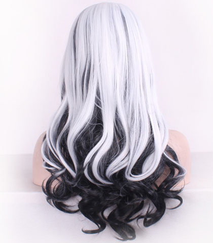 Duga crno bela perika