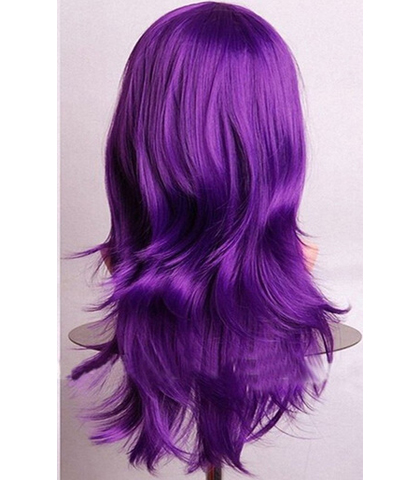 Duga ljubicasta perika