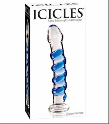 Stakleni dildo icicles no 5
