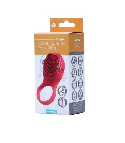VIBRO PRSTEN VIBRATING ROSE COCK RING