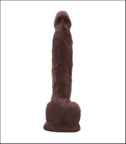Mekani dildo sa testisima - 19cm