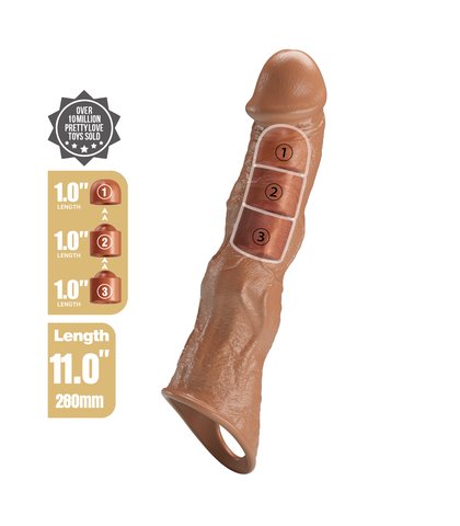 Realisticna navlaka za penis sa extender blokovima