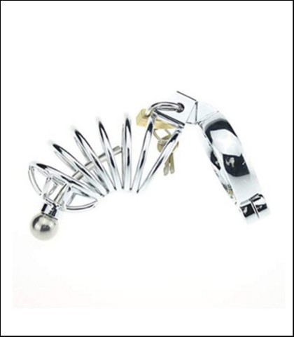 Metalni kavez za penis cage 5 sa uretrom