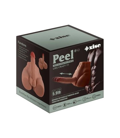 PEEL TORZO SA DILDOM KOJI SE POMERA