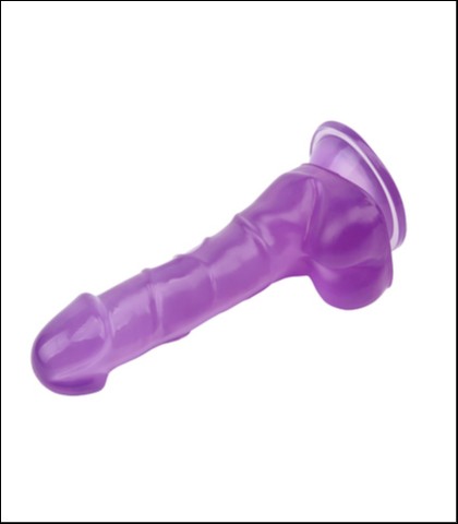 Ljubicasti realisticni dildo - 20cm