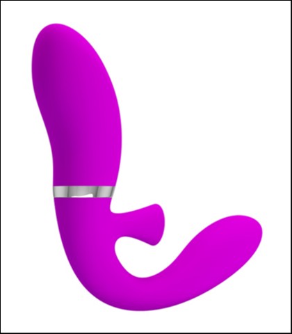 Vaginalno klitoralni masazer "magic finger"