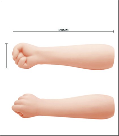 Dildo za fistovanje 14 + lubrifist - lubrikant za fistovanje