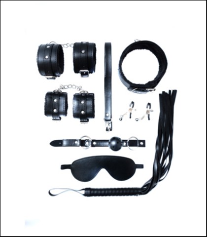Crni bdsm set
