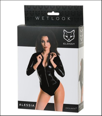 Sexy bodi - glossy "alessia" - xl