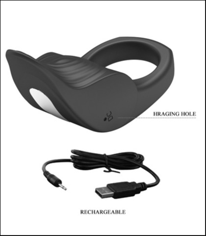 Silikonski vibro prsten "sussana"