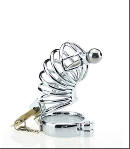 Metalni kavez za penis cage 5 sa uretrom