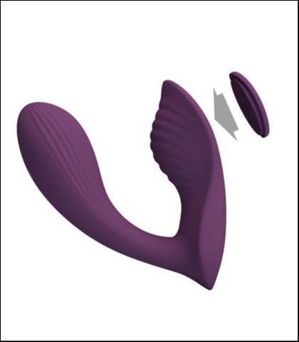 Dvostruki klitoralni vibrator franz